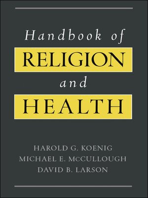 cover image of Handbook of Religion and Health